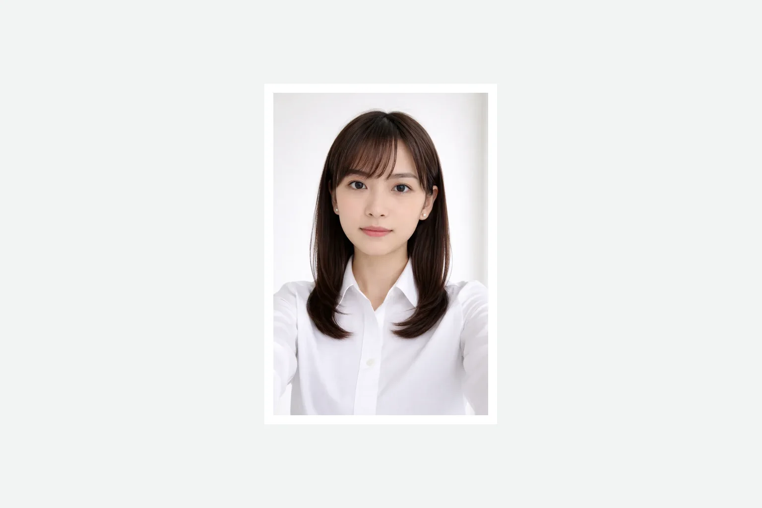ベトナムeVisa申請用の2対3比率の顔写真イメージ