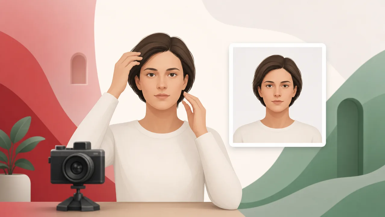 Illustration of preparing a Hungary visa application from Japan