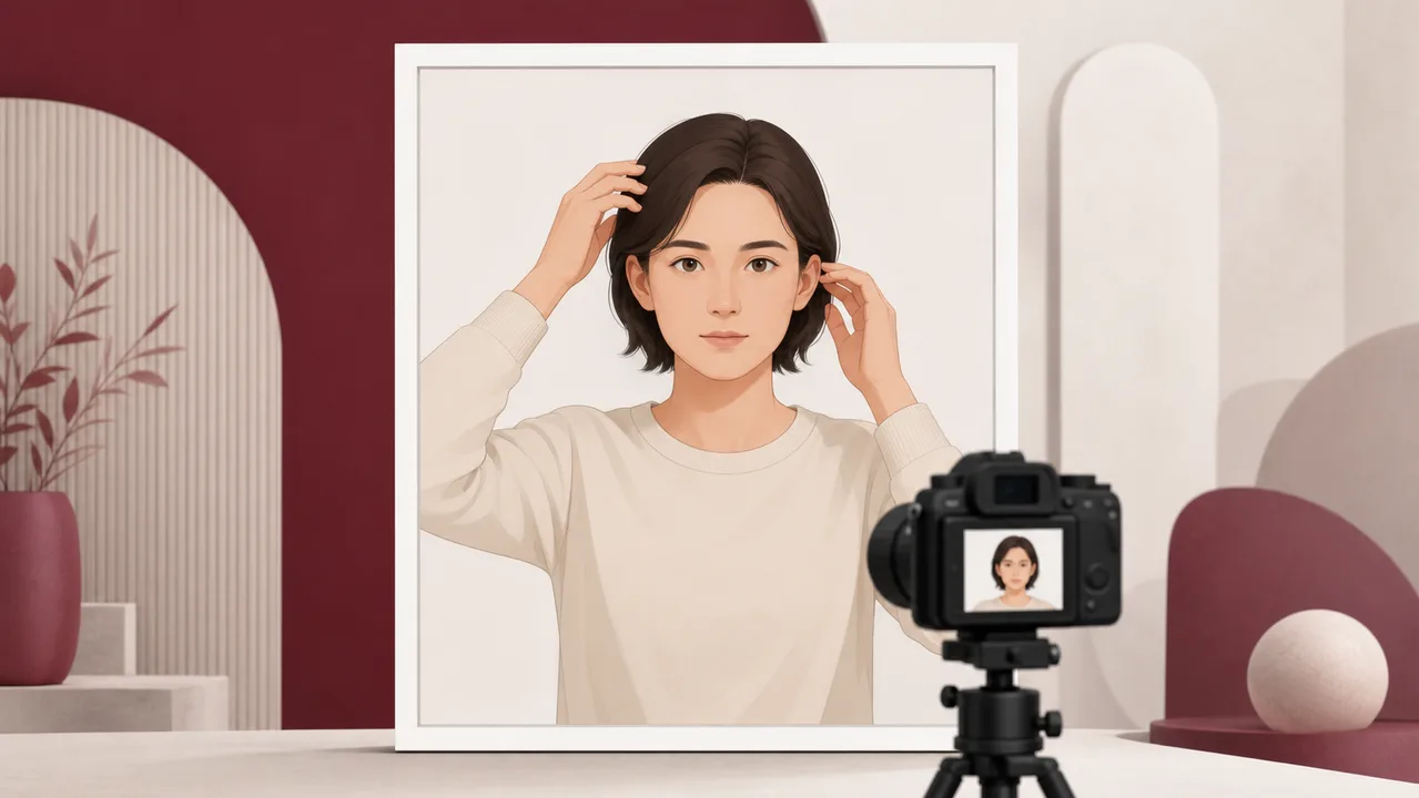 Illustration of preparing a Latvia visa application from Japan