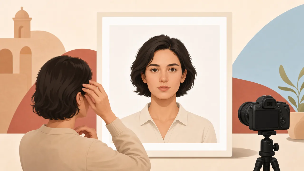 Illustration of preparing a Malta visa application from Japan