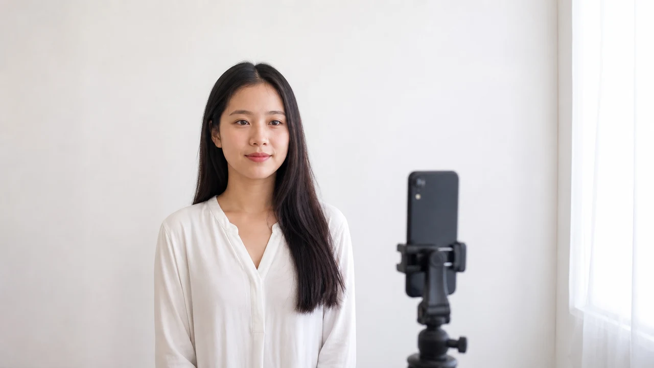 Weißer Hintergrund und zentrierte Gesichtsposition für ein Vietnam e-Visa-Foto